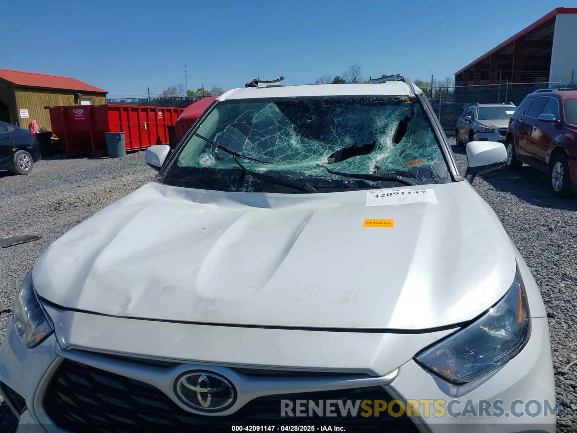 6 Фотография поврежденного автомобиля 5TDKDRBH2PS041970 TOYOTA HIGHLANDER 2023