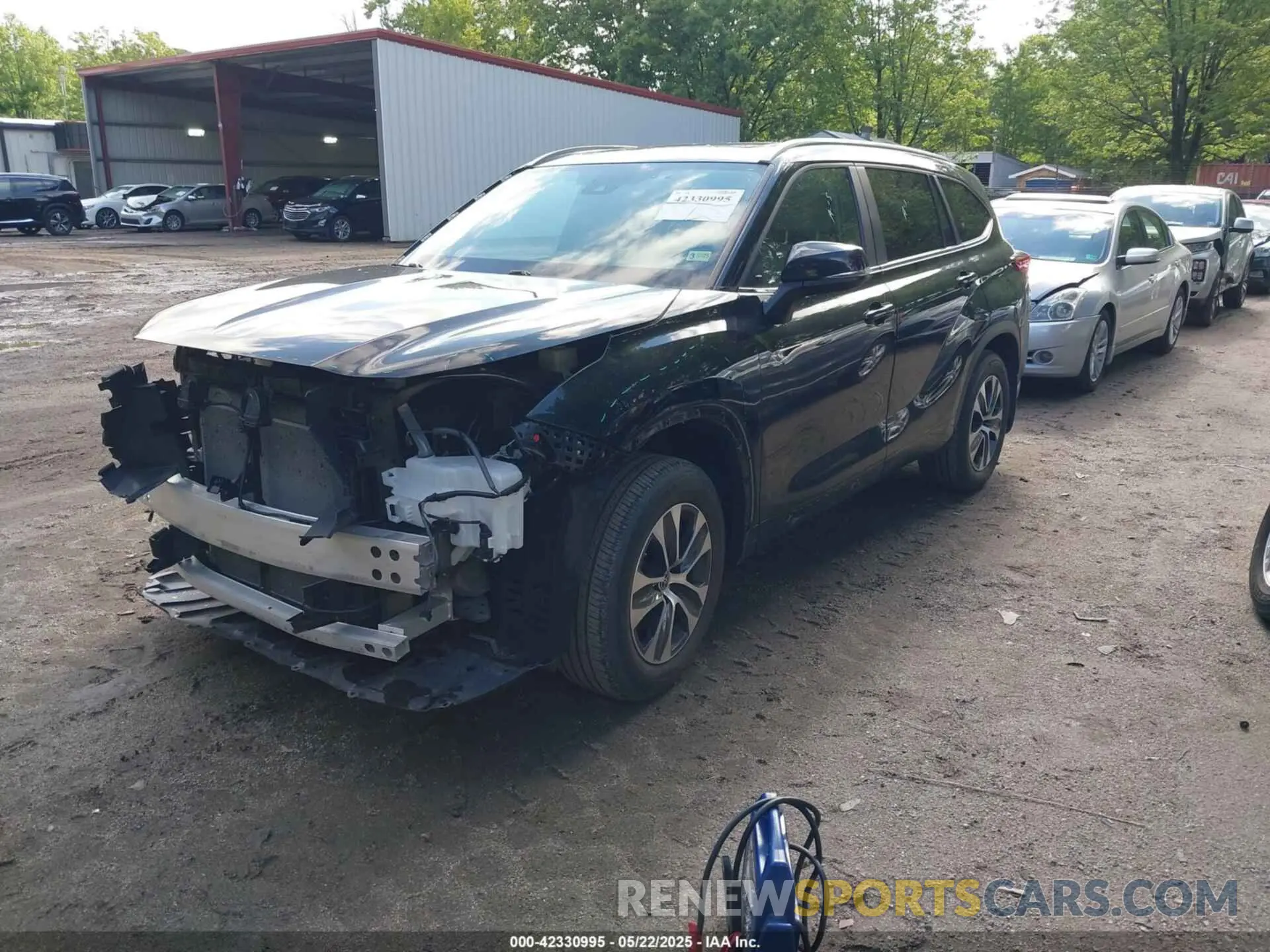 2 Фотография поврежденного автомобиля 5TDKDRBH2PS503377 TOYOTA HIGHLANDER 2023