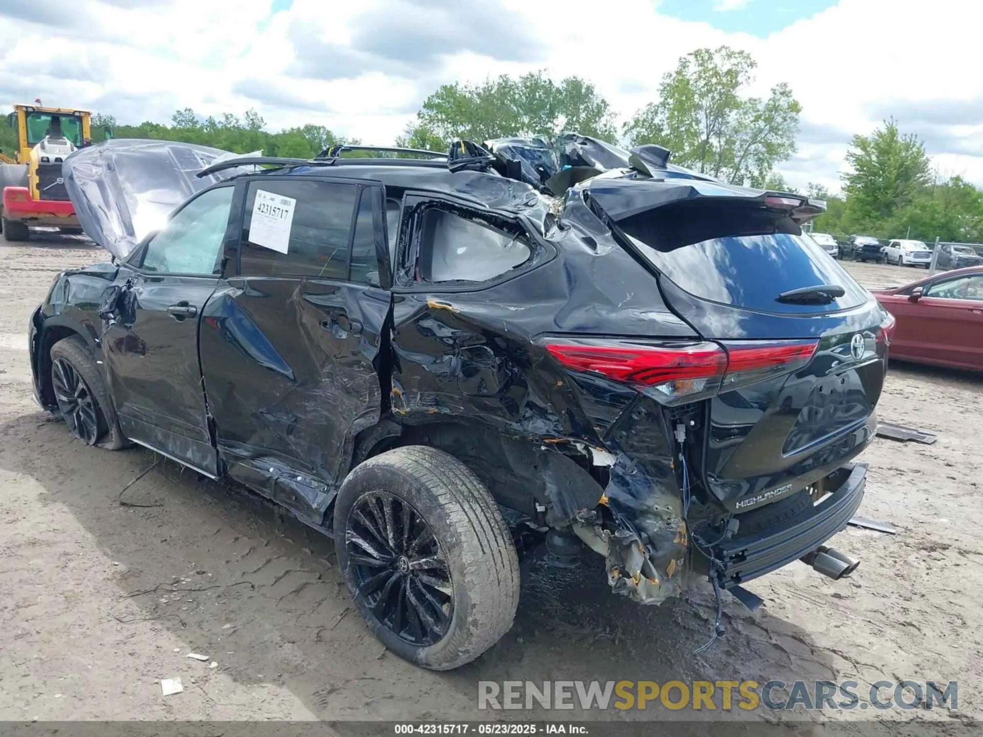 6 Photograph of a damaged car 5TDKDRBH2PS523855 TOYOTA HIGHLANDER 2023
