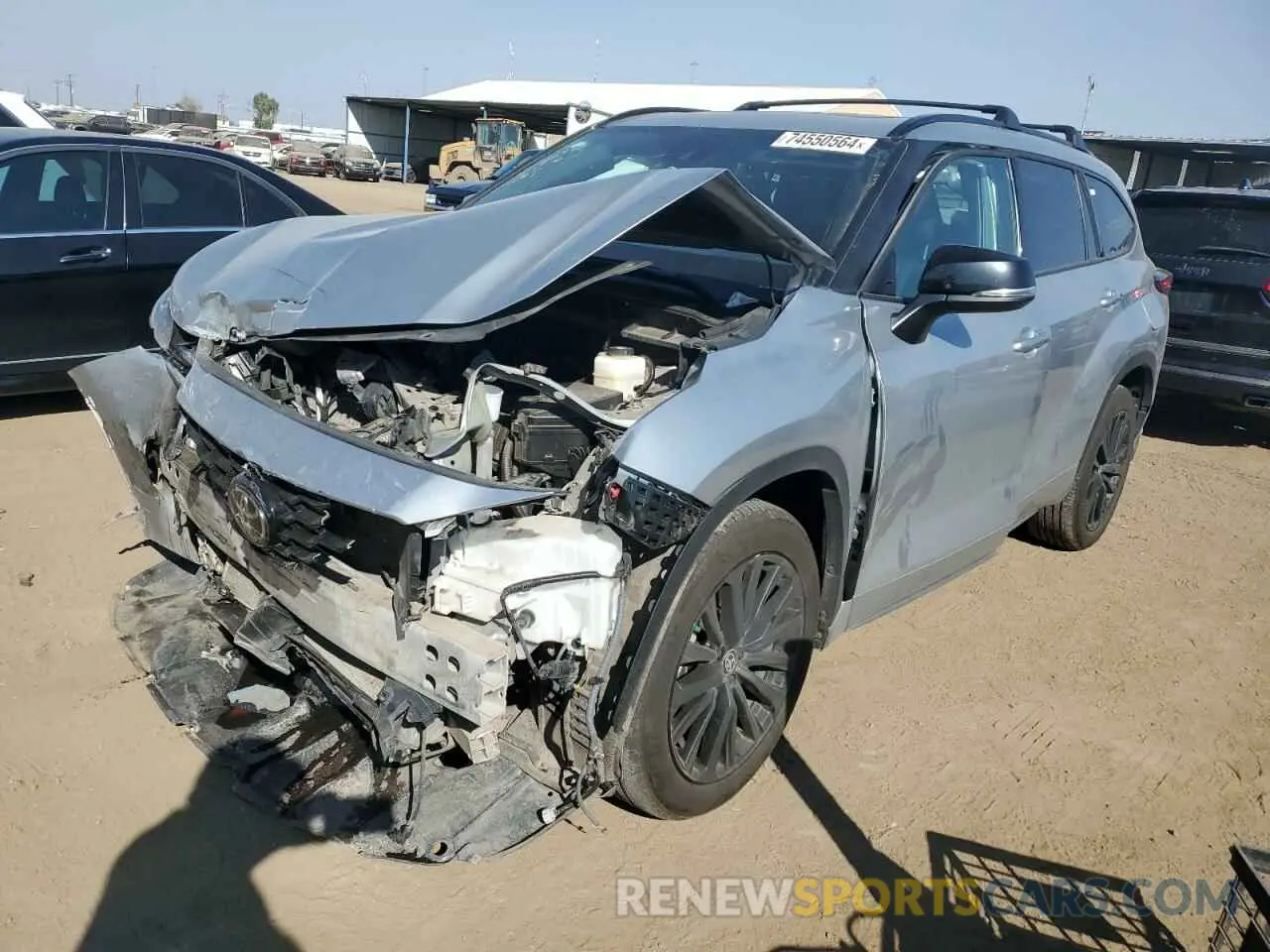 1 Фотография поврежденного автомобиля 5TDKDRBH2PS525637 TOYOTA HIGHLANDER 2023