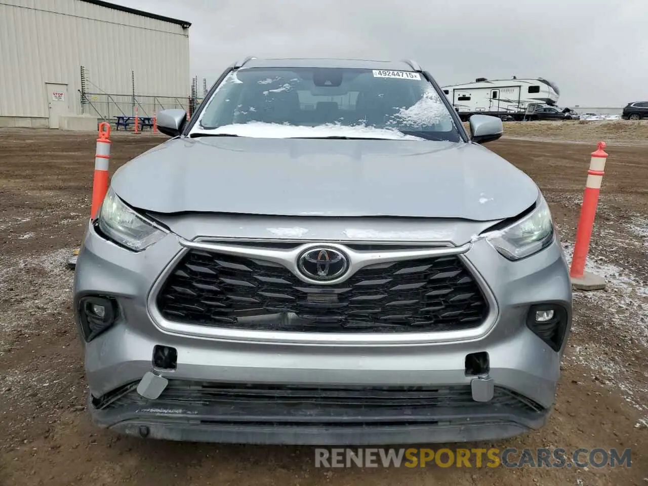 5 Фотография поврежденного автомобиля 5TDKDRBH4PS030677 TOYOTA HIGHLANDER 2023