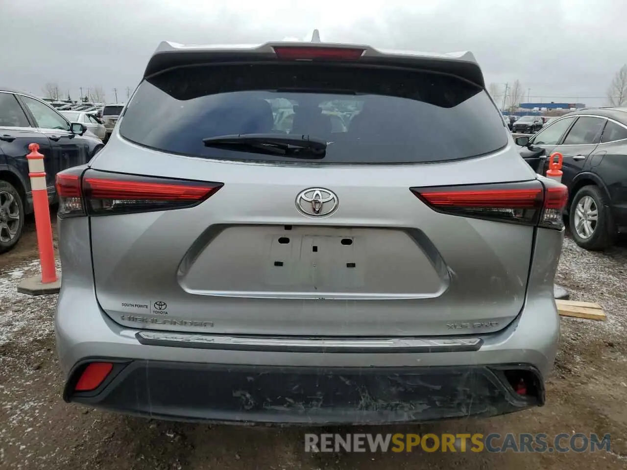 6 Фотография поврежденного автомобиля 5TDKDRBH4PS030677 TOYOTA HIGHLANDER 2023