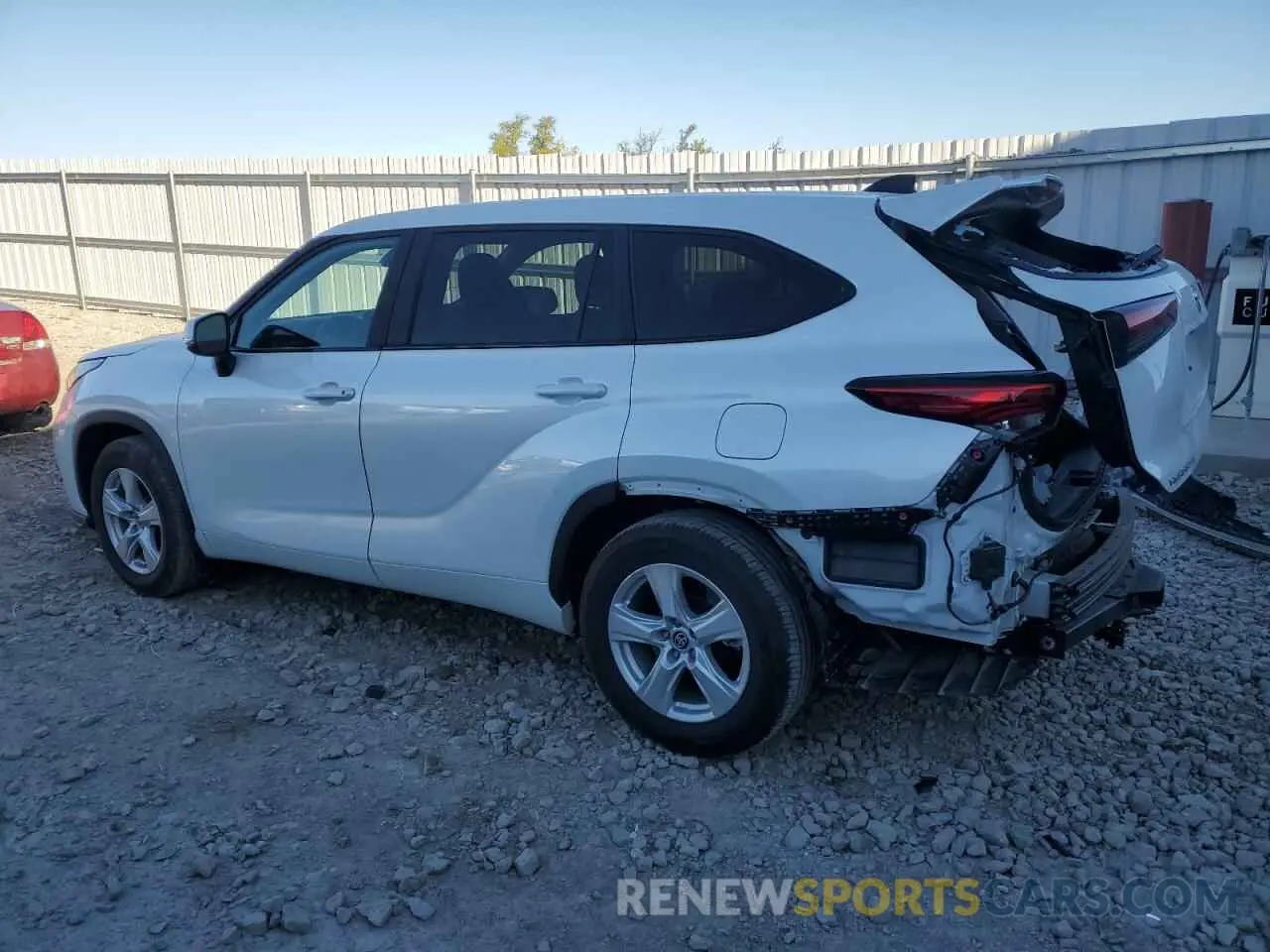 2 Photograph of a damaged car 5TDKDRBH4PS033742 TOYOTA HIGHLANDER 2023