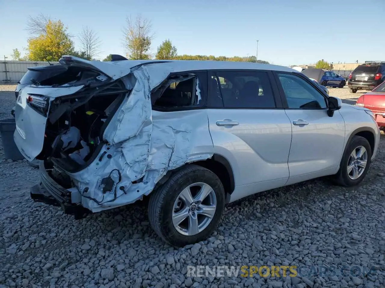 3 Photograph of a damaged car 5TDKDRBH4PS033742 TOYOTA HIGHLANDER 2023