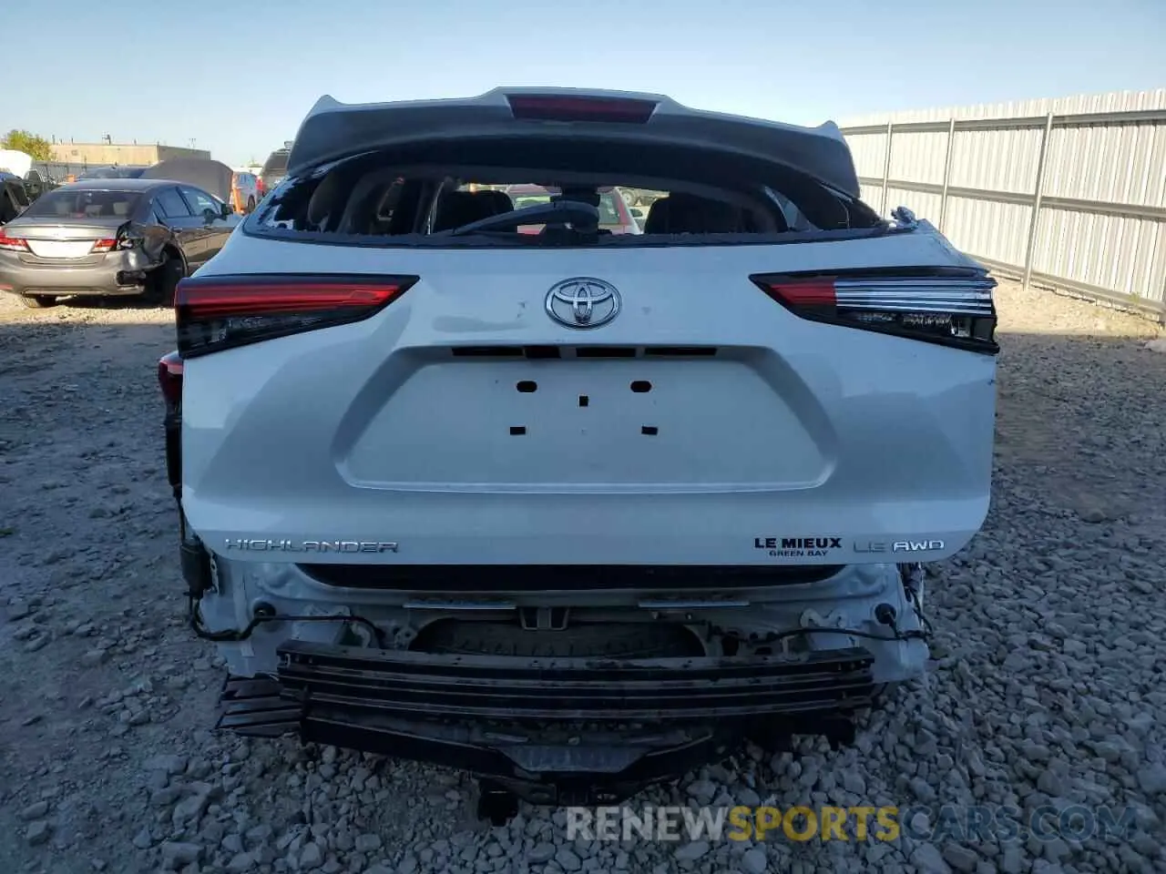 6 Photograph of a damaged car 5TDKDRBH4PS033742 TOYOTA HIGHLANDER 2023