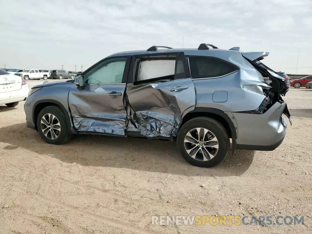 2 Photograph of a damaged car 5TDKDRBH4PS038178 TOYOTA HIGHLANDER 2023