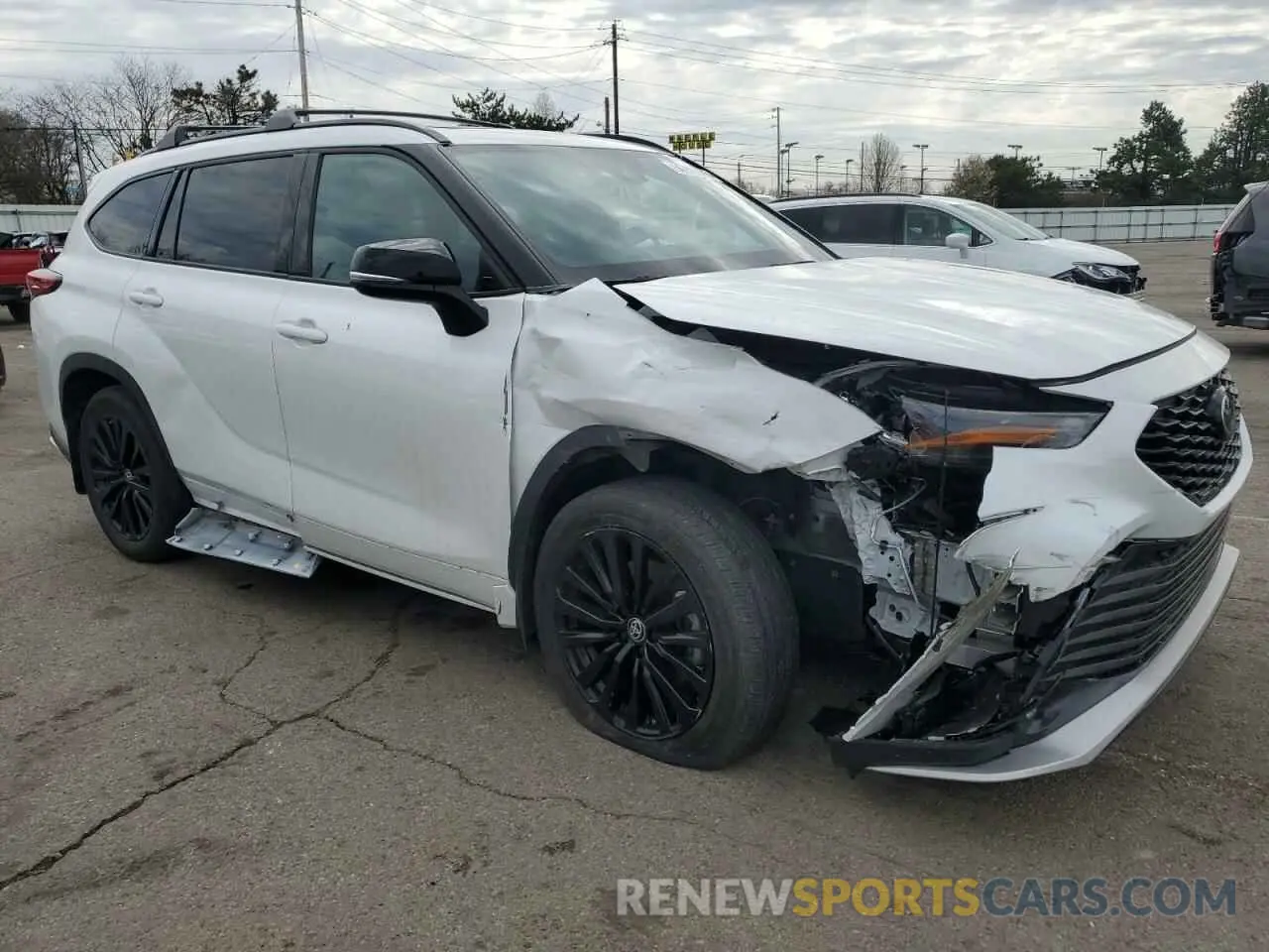 4 Фотография поврежденного автомобиля 5TDKDRBH4PS508354 TOYOTA HIGHLANDER 2023