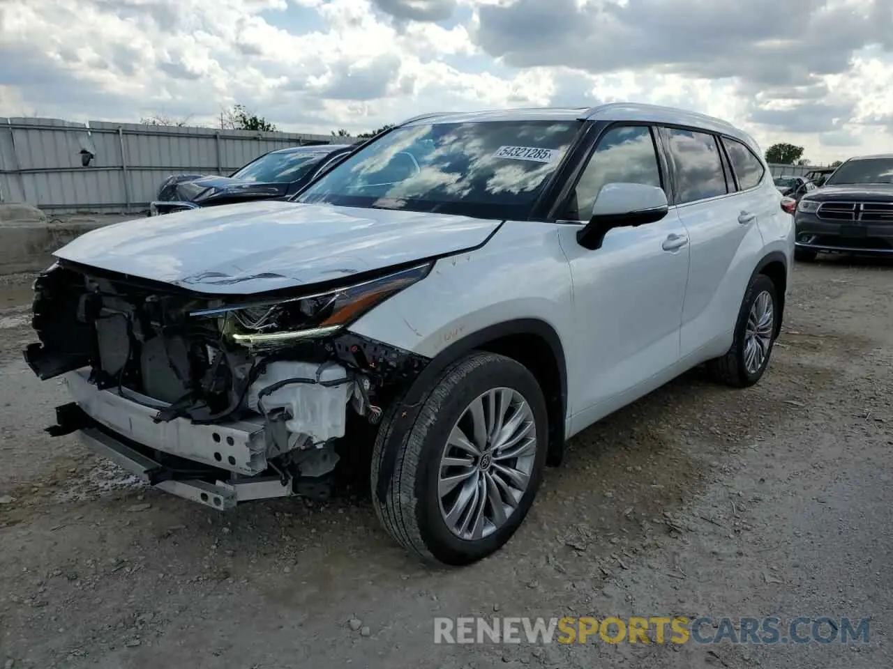 1 Photograph of a damaged car 5TDKDRBH4PS510752 TOYOTA HIGHLANDER 2023