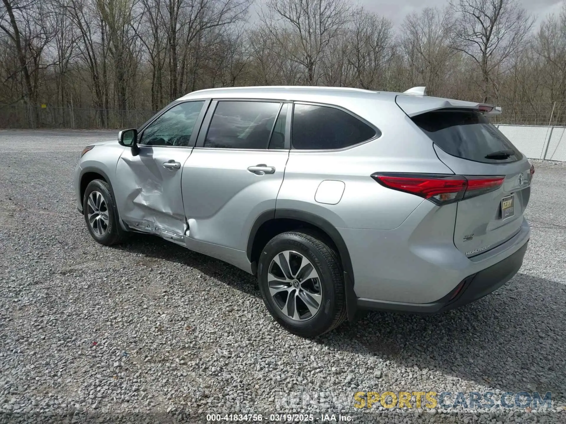 3 Фотография поврежденного автомобиля 5TDKDRBH4PS516082 TOYOTA HIGHLANDER 2023