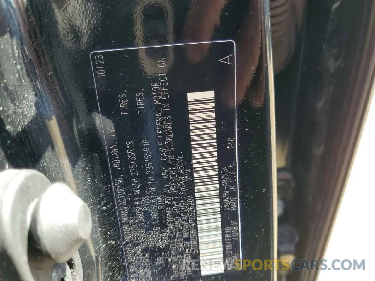 13 Photograph of a damaged car 5TDKDRBH4PS526207 TOYOTA HIGHLANDER 2023