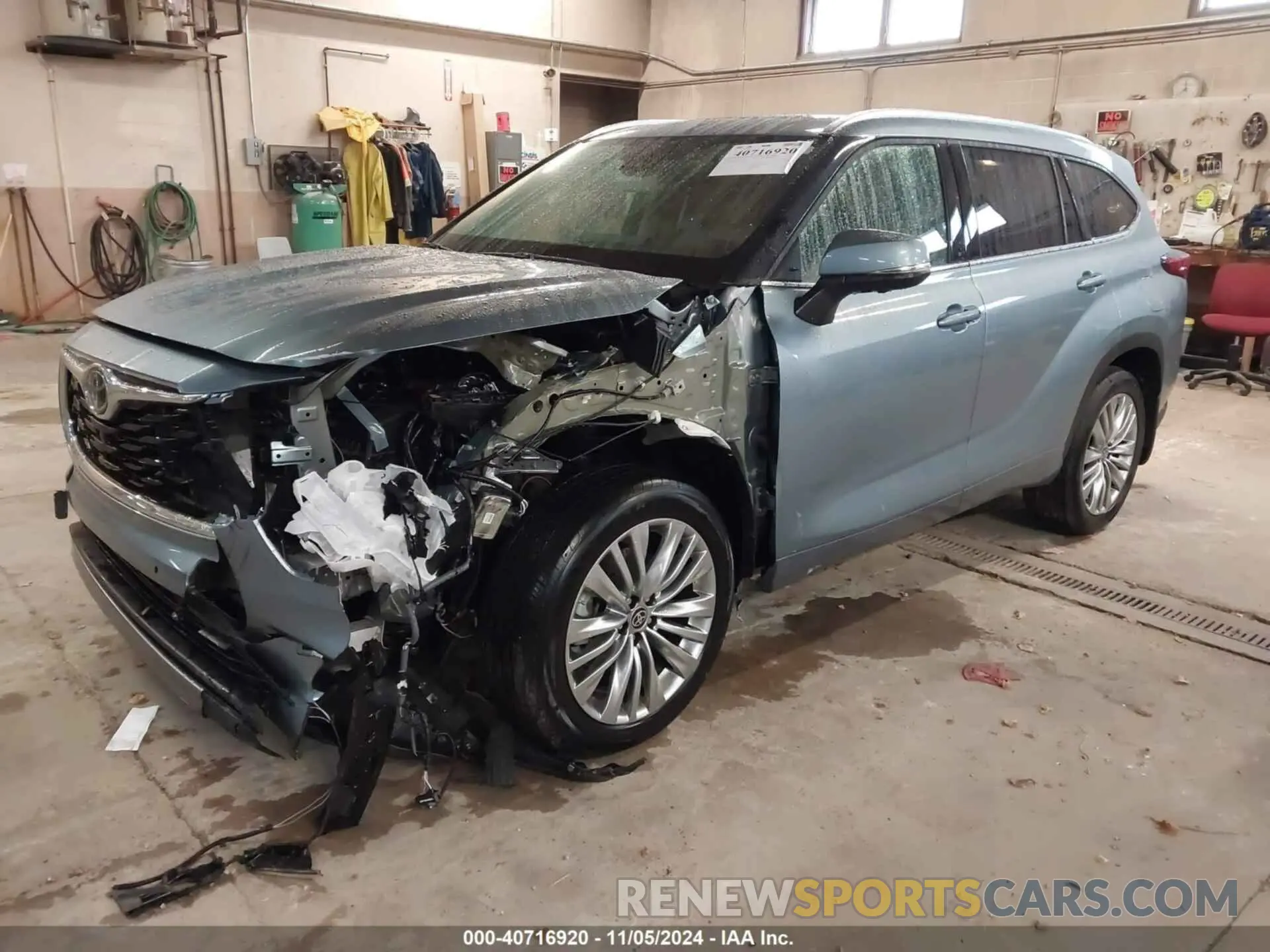 2 Photograph of a damaged car 5TDKDRBH4PS528247 TOYOTA HIGHLANDER 2023
