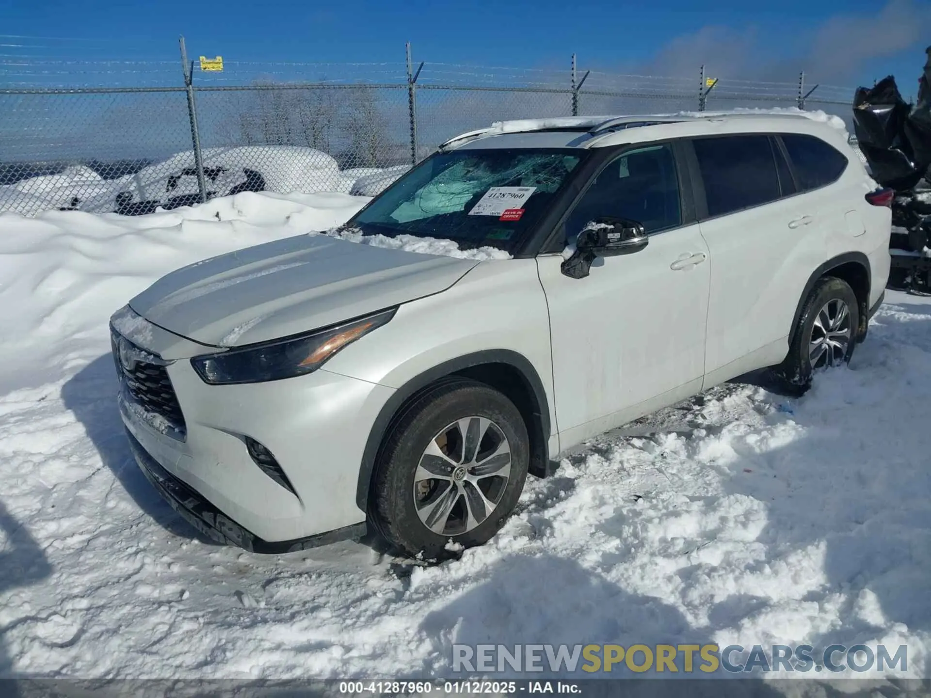 2 Photograph of a damaged car 5TDKDRBH5PS008770 TOYOTA HIGHLANDER 2023