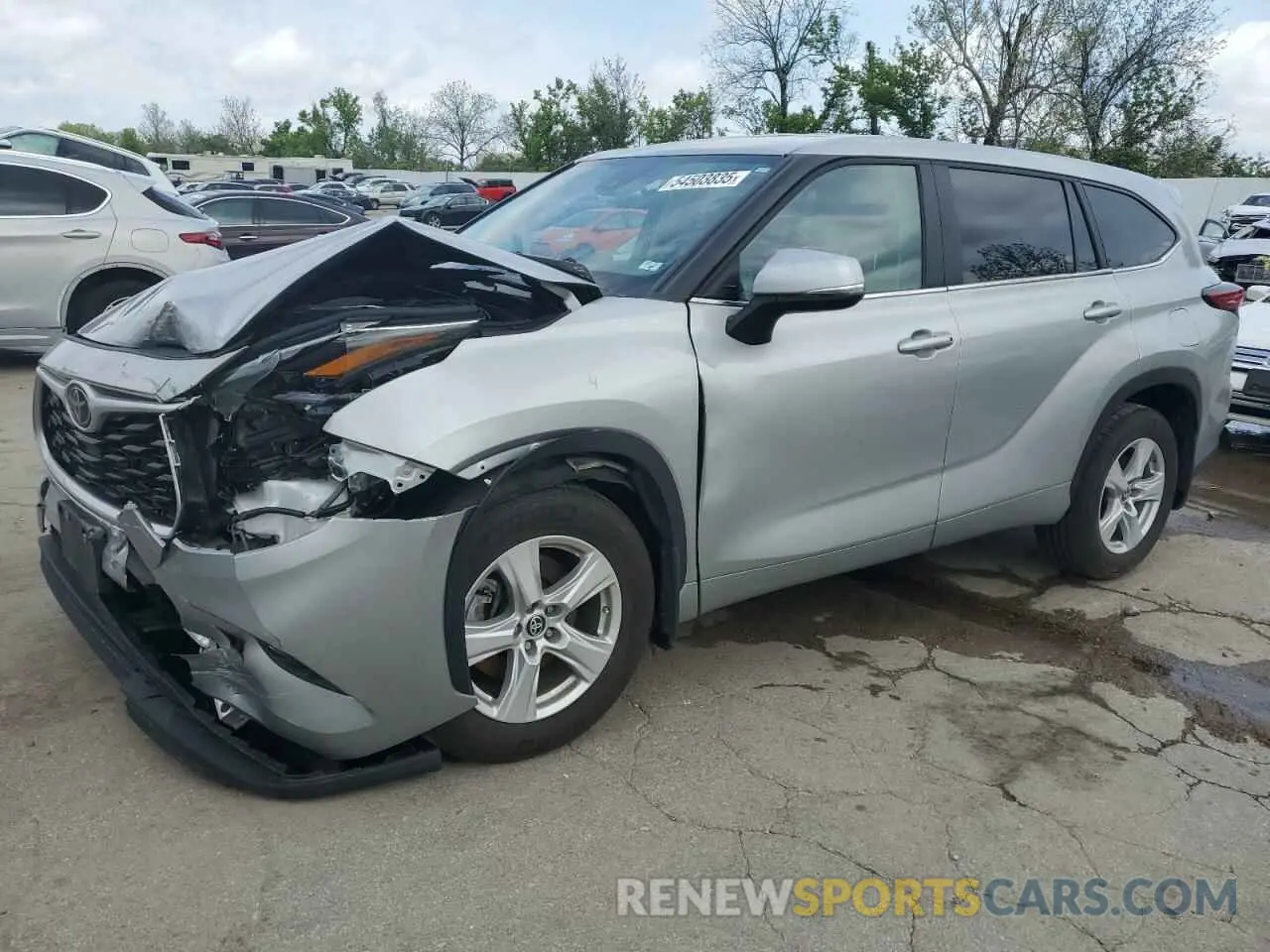 1 Photograph of a damaged car 5TDKDRBH5PS009207 TOYOTA HIGHLANDER 2023