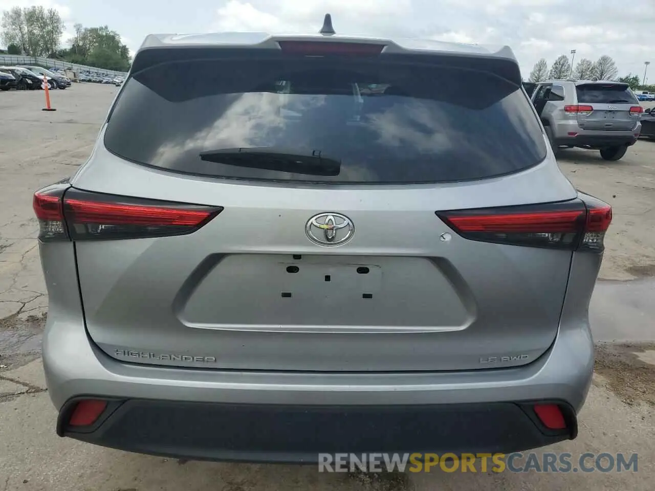 6 Photograph of a damaged car 5TDKDRBH5PS009207 TOYOTA HIGHLANDER 2023