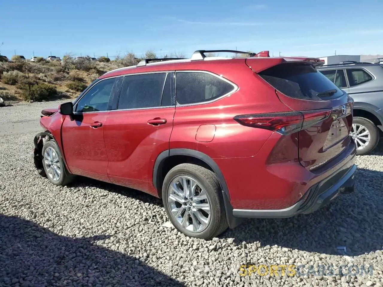 2 Photograph of a damaged car 5TDKDRBH5PS009532 TOYOTA HIGHLANDER 2023