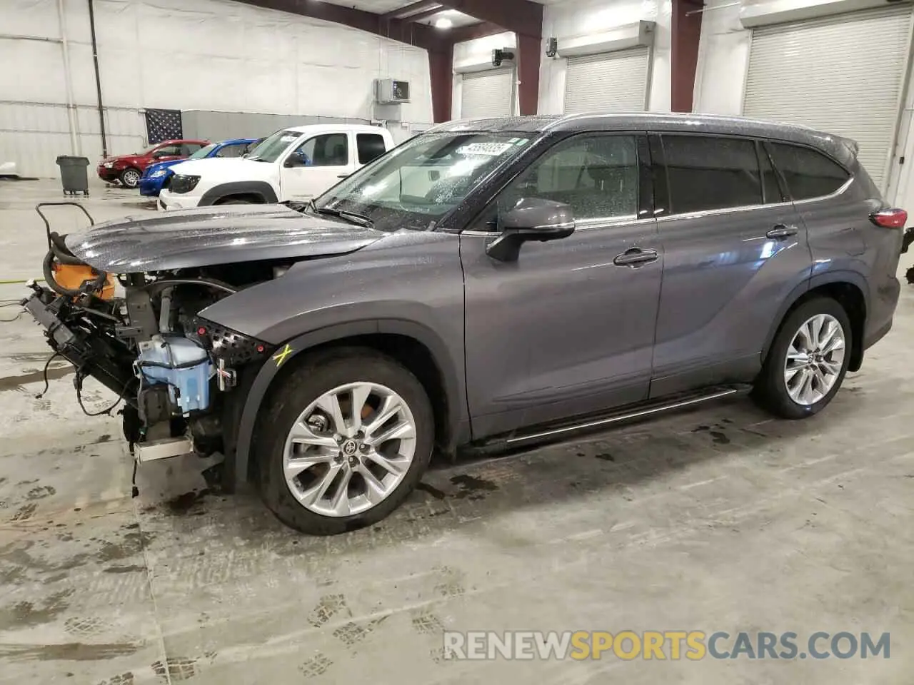 1 Фотография поврежденного автомобиля 5TDKDRBH5PS023754 TOYOTA HIGHLANDER 2023