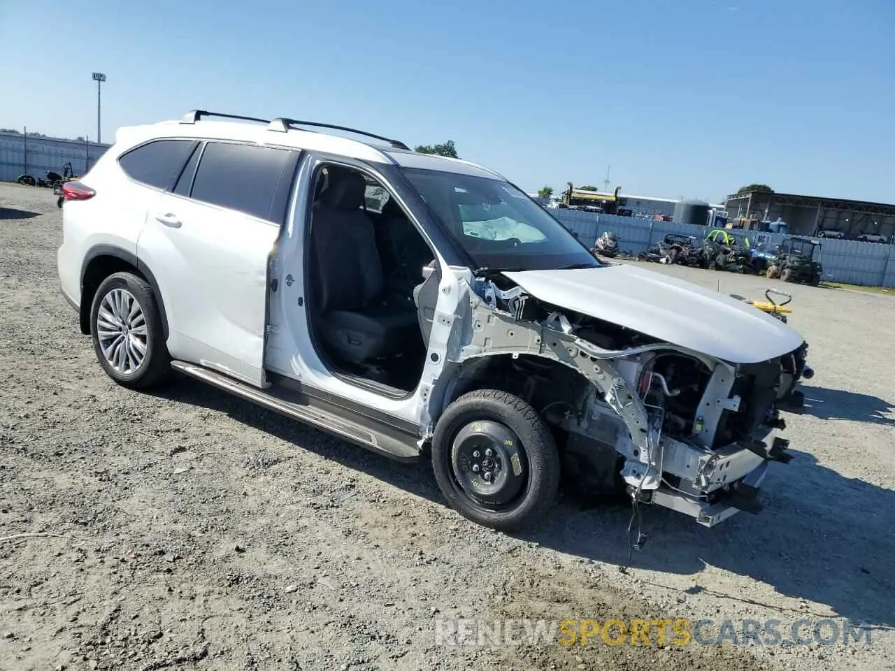 4 Фотография поврежденного автомобиля 5TDKDRBH5PS026654 TOYOTA HIGHLANDER 2023
