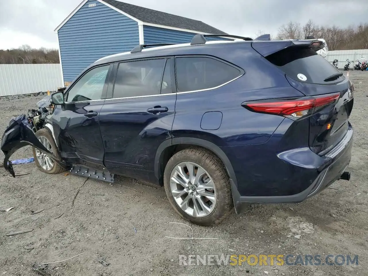 2 Photograph of a damaged car 5TDKDRBH5PS035287 TOYOTA HIGHLANDER 2023