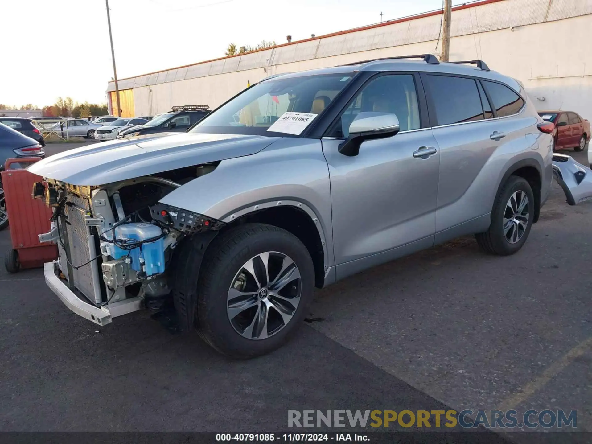 2 Photograph of a damaged car 5TDKDRBH5PS509626 TOYOTA HIGHLANDER 2023