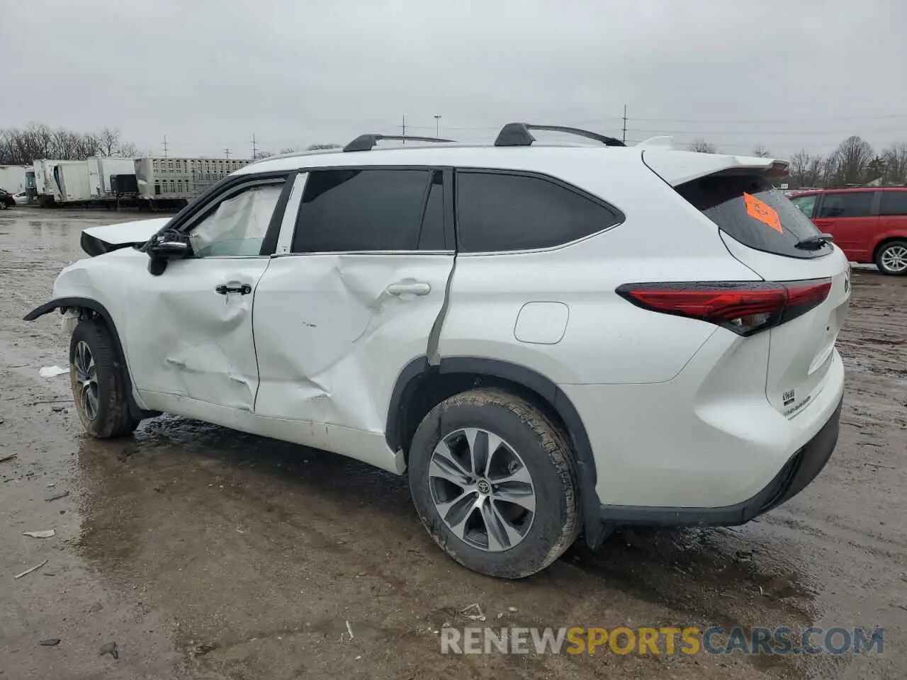 2 Фотография поврежденного автомобиля 5TDKDRBH6PS004792 TOYOTA HIGHLANDER 2023