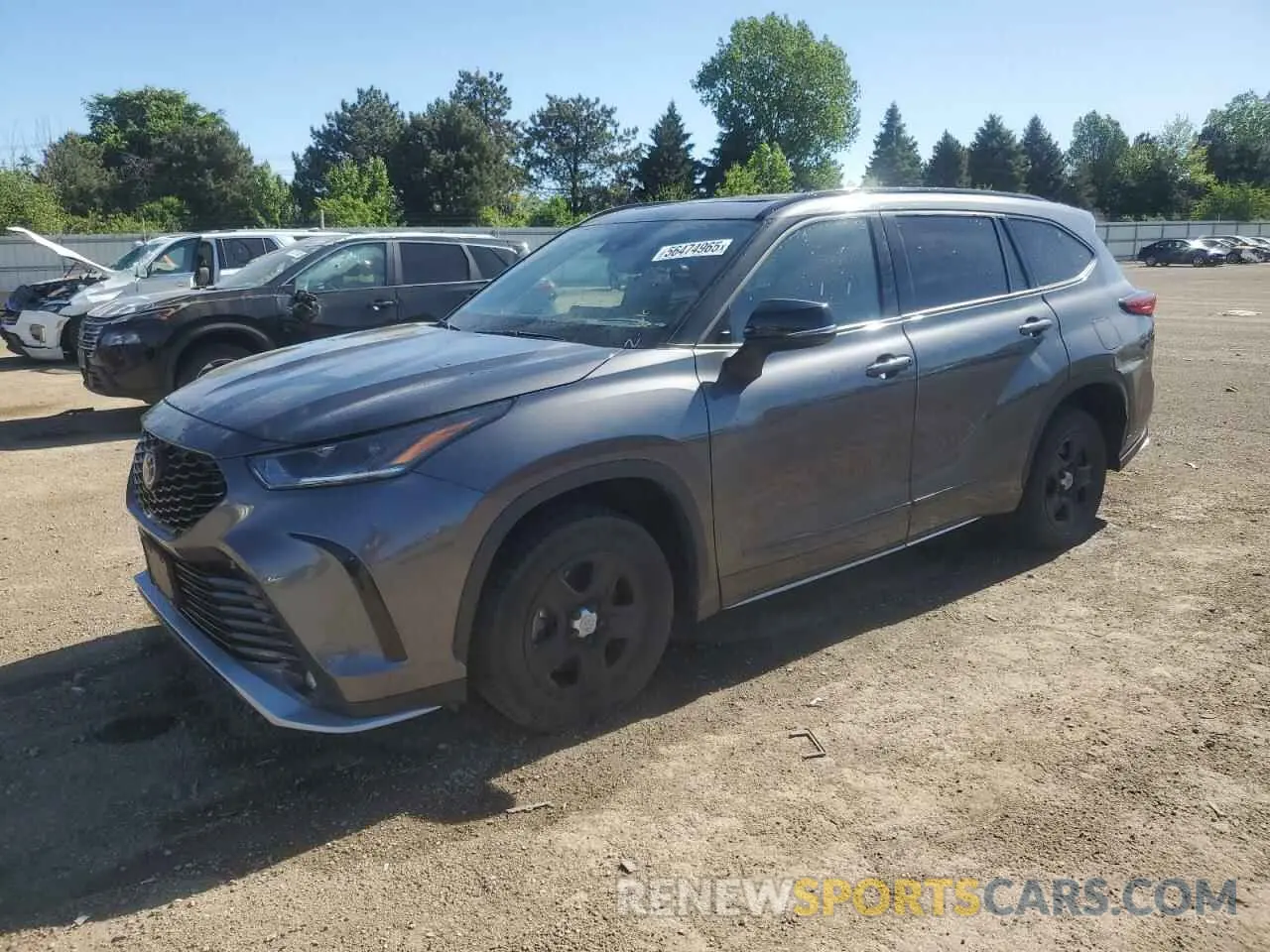 1 Фотография поврежденного автомобиля 5TDKDRBH6PS015002 TOYOTA HIGHLANDER 2023