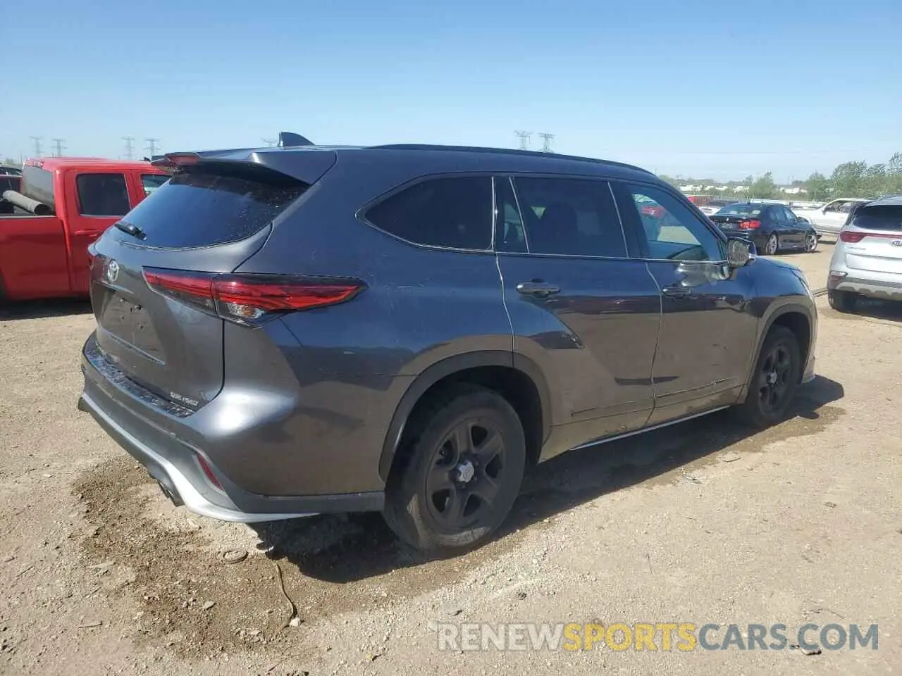3 Фотография поврежденного автомобиля 5TDKDRBH6PS015002 TOYOTA HIGHLANDER 2023