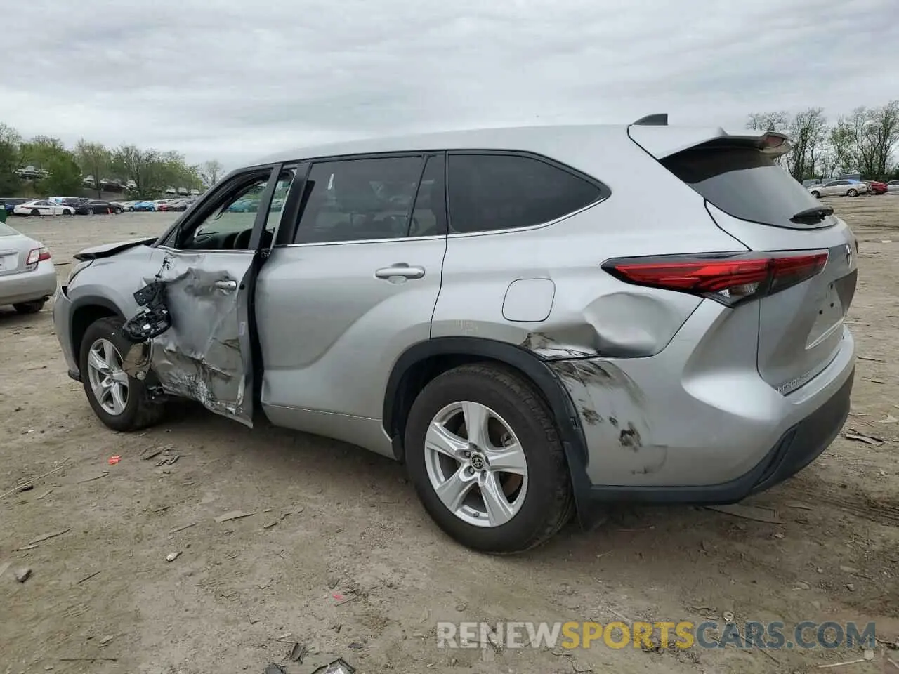 2 Photograph of a damaged car 5TDKDRBH6PS027926 TOYOTA HIGHLANDER 2023