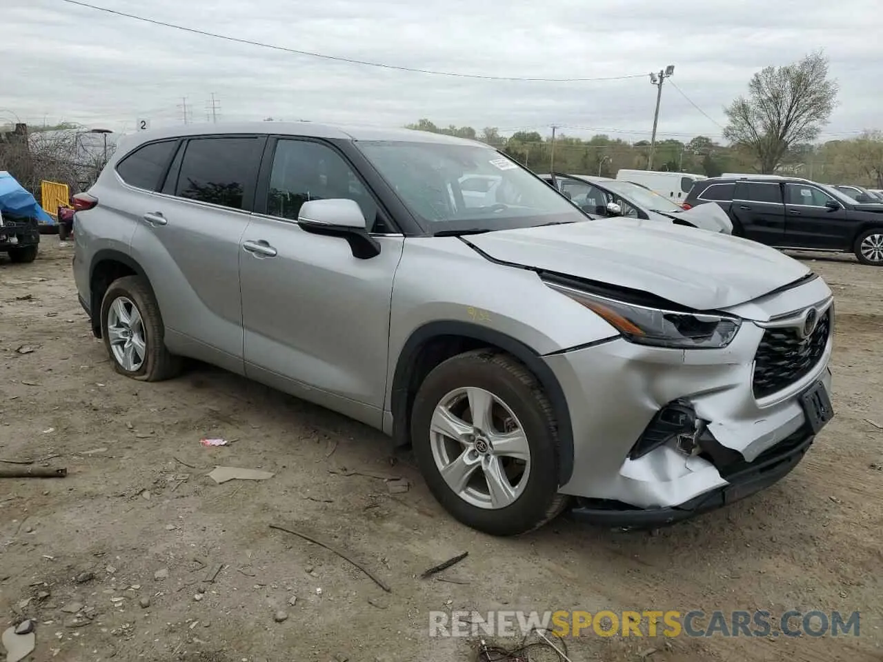 4 Photograph of a damaged car 5TDKDRBH6PS027926 TOYOTA HIGHLANDER 2023