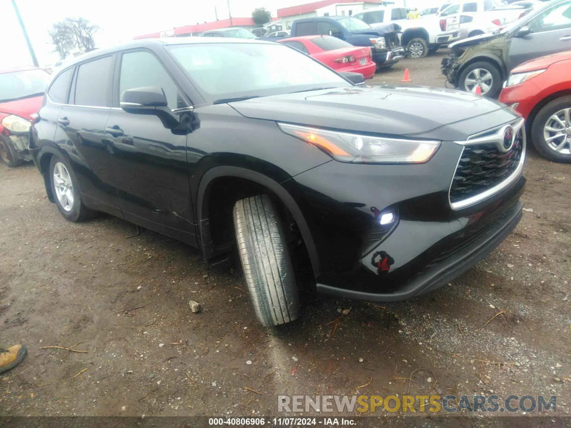 1 Photograph of a damaged car 5TDKDRBH6PS520960 TOYOTA HIGHLANDER 2023