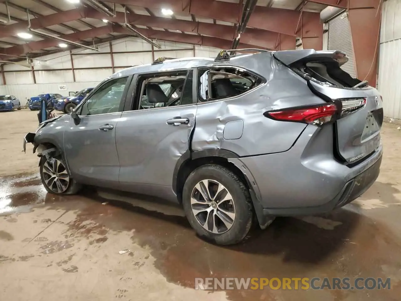 2 Photograph of a damaged car 5TDKDRBH7PS026817 TOYOTA HIGHLANDER 2023