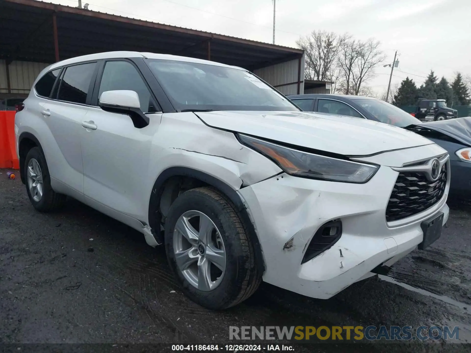 1 Photograph of a damaged car 5TDKDRBH7PS031676 TOYOTA HIGHLANDER 2023