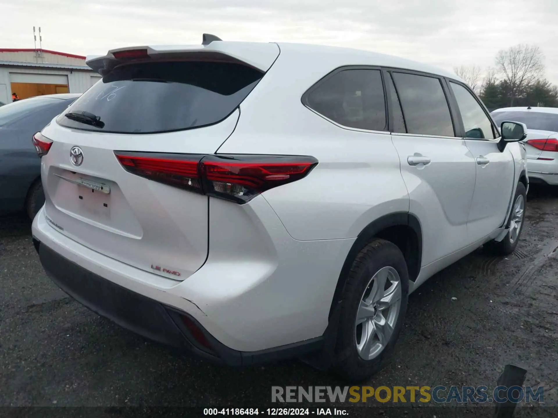 4 Photograph of a damaged car 5TDKDRBH7PS031676 TOYOTA HIGHLANDER 2023