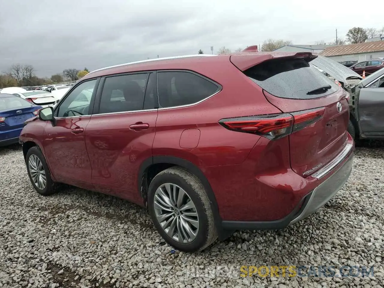 2 Photograph of a damaged car 5TDKDRBH7PS516397 TOYOTA HIGHLANDER 2023