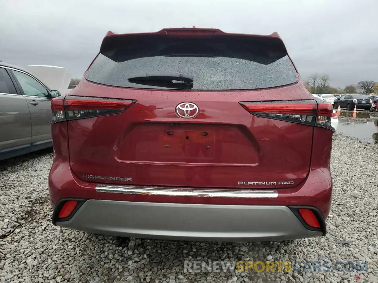 6 Photograph of a damaged car 5TDKDRBH7PS516397 TOYOTA HIGHLANDER 2023
