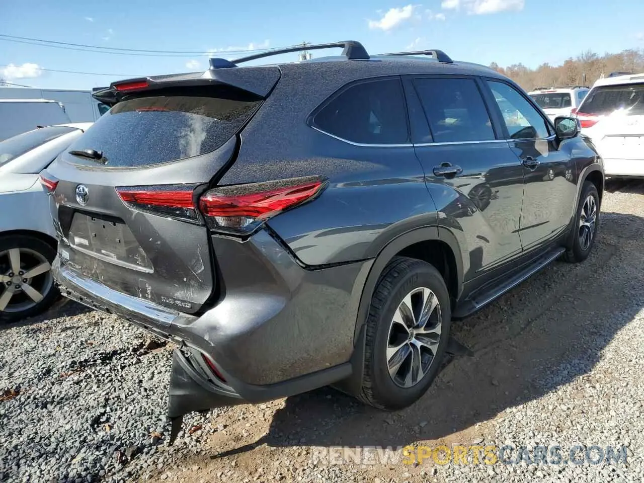 3 Photograph of a damaged car 5TDKDRBH8PS509524 TOYOTA HIGHLANDER 2023