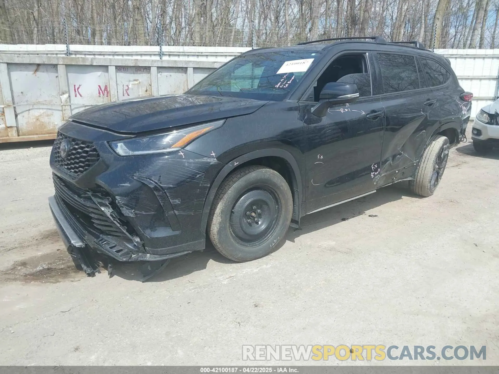 2 Фотография поврежденного автомобиля 5TDKDRBH8PS510656 TOYOTA HIGHLANDER 2023