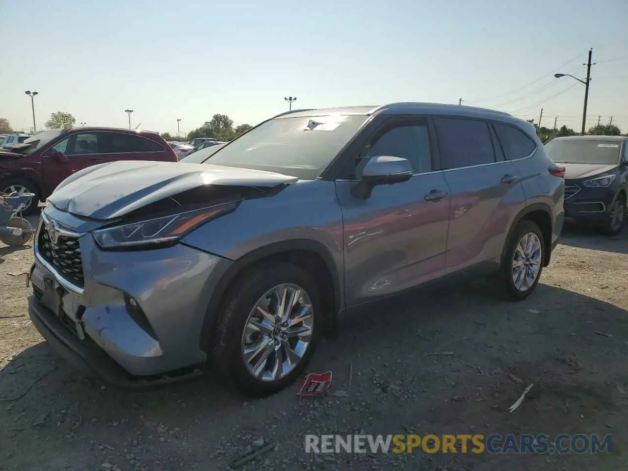 1 Фотография поврежденного автомобиля 5TDKDRBH9PS023739 TOYOTA HIGHLANDER 2023