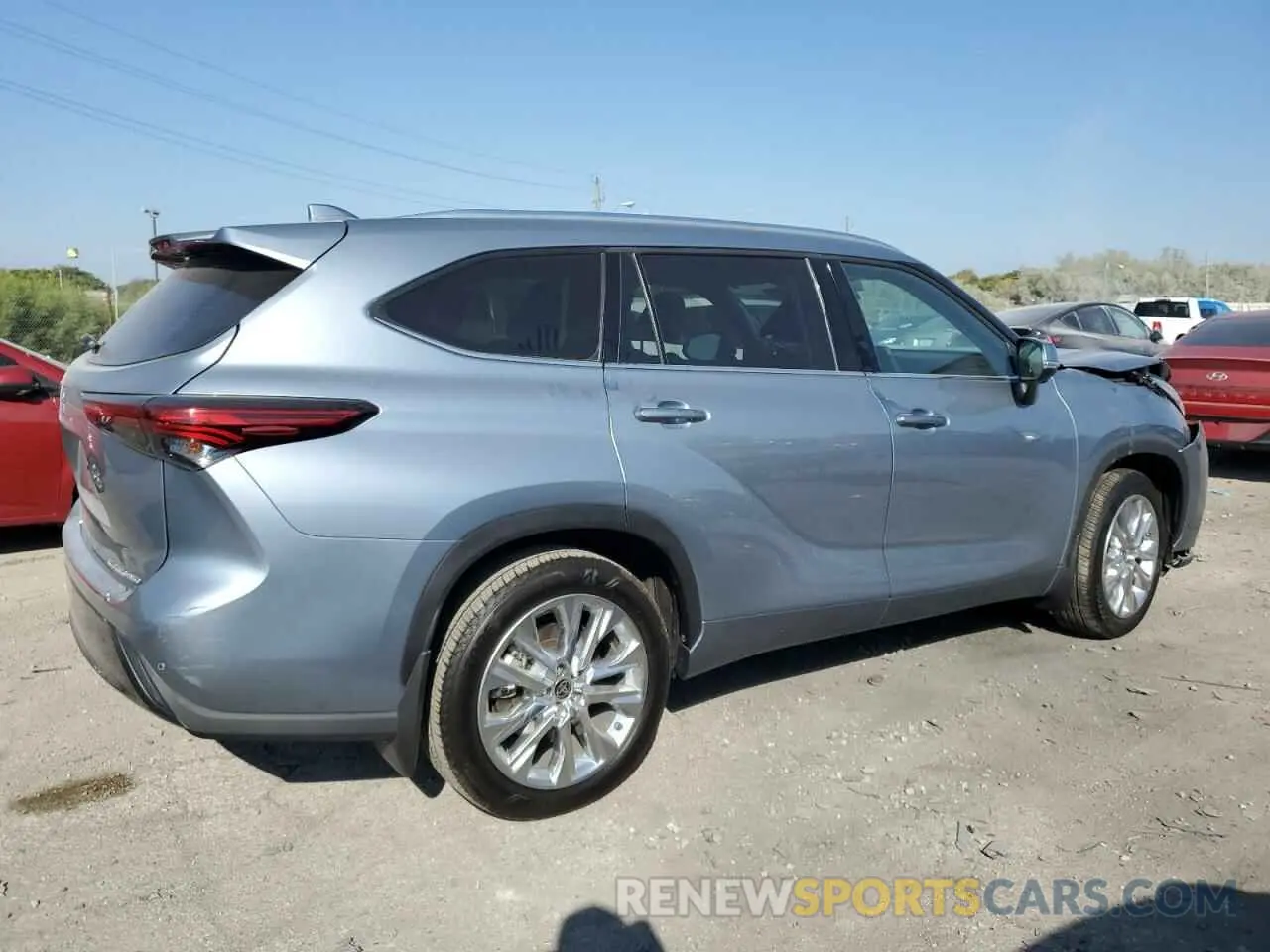 3 Фотография поврежденного автомобиля 5TDKDRBH9PS023739 TOYOTA HIGHLANDER 2023