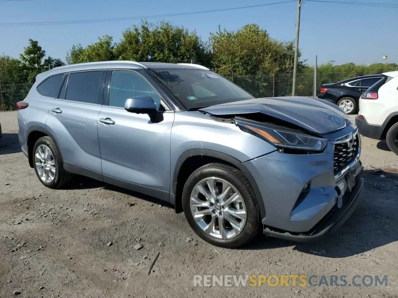 4 Фотография поврежденного автомобиля 5TDKDRBH9PS023739 TOYOTA HIGHLANDER 2023