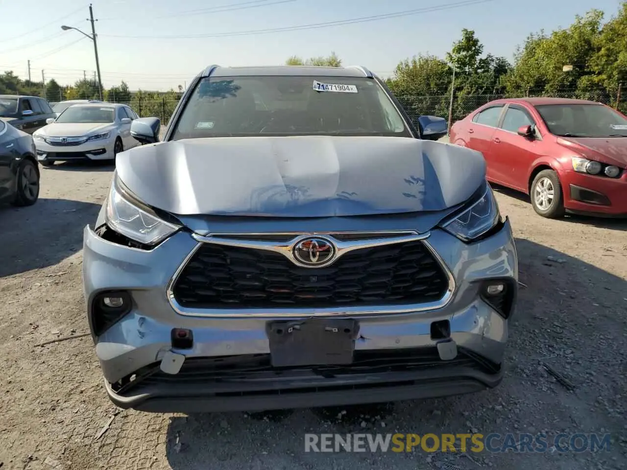 5 Фотография поврежденного автомобиля 5TDKDRBH9PS023739 TOYOTA HIGHLANDER 2023