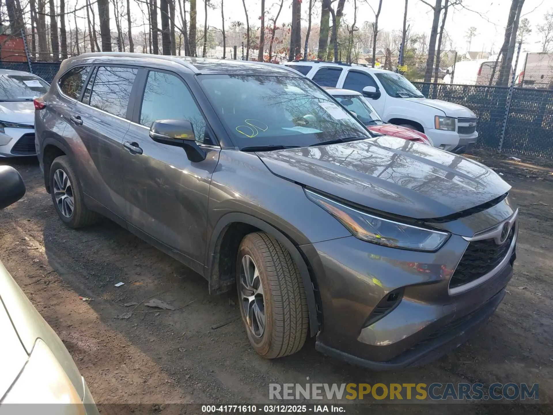 1 Photograph of a damaged car 5TDKDRBH9PS047068 TOYOTA HIGHLANDER 2023