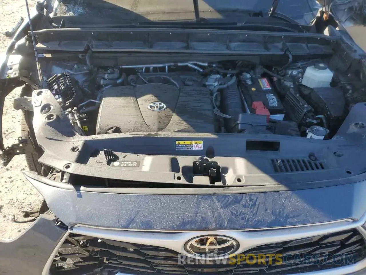 14 Photograph of a damaged car 5TDKDRBH9PS096125 TOYOTA HIGHLANDER 2023