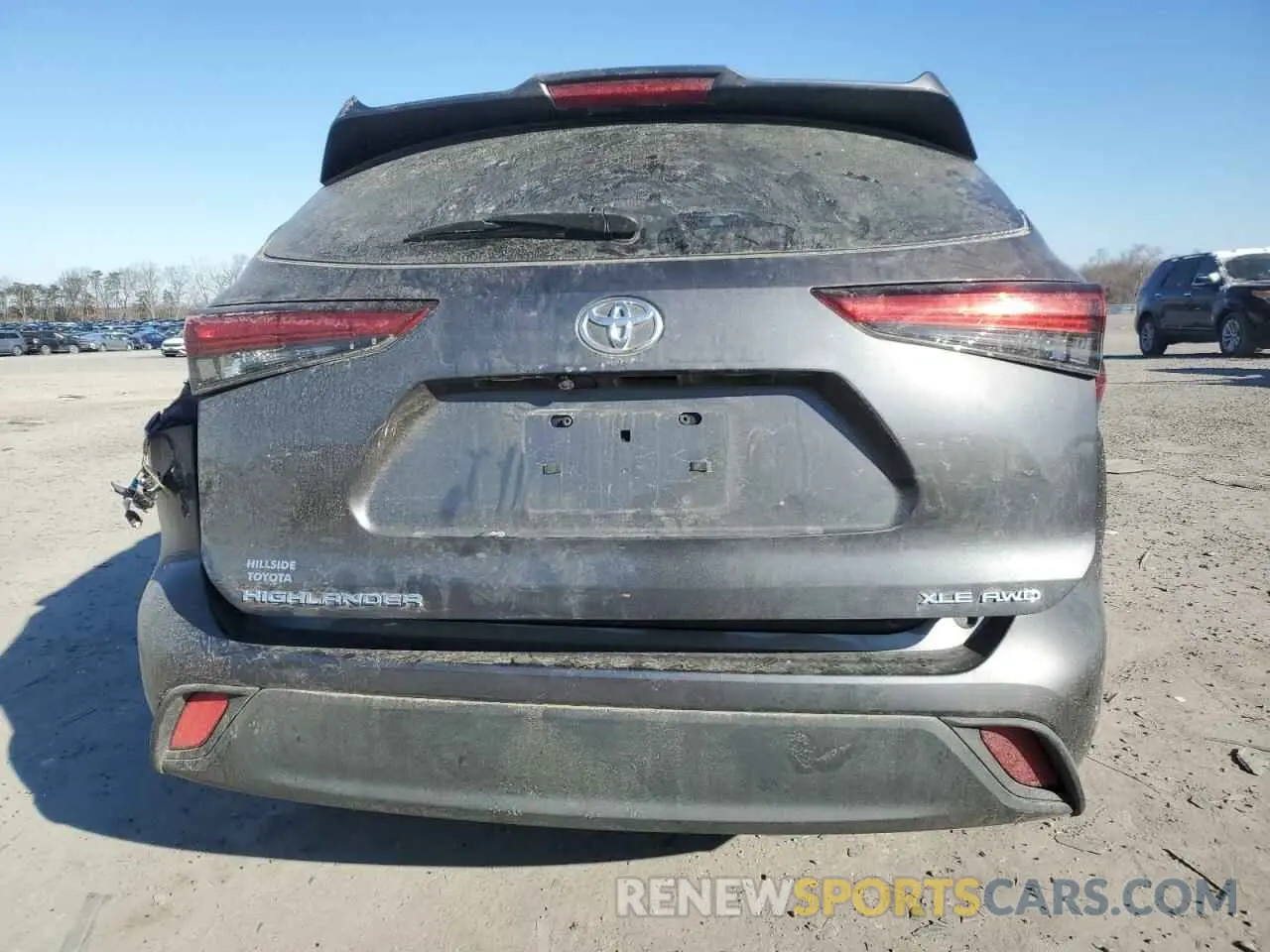 6 Photograph of a damaged car 5TDKDRBH9PS096125 TOYOTA HIGHLANDER 2023