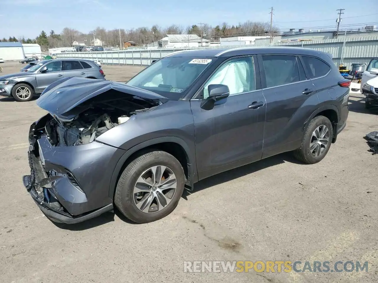1 Фотография поврежденного автомобиля 5TDKDRBH9PS515526 TOYOTA HIGHLANDER 2023