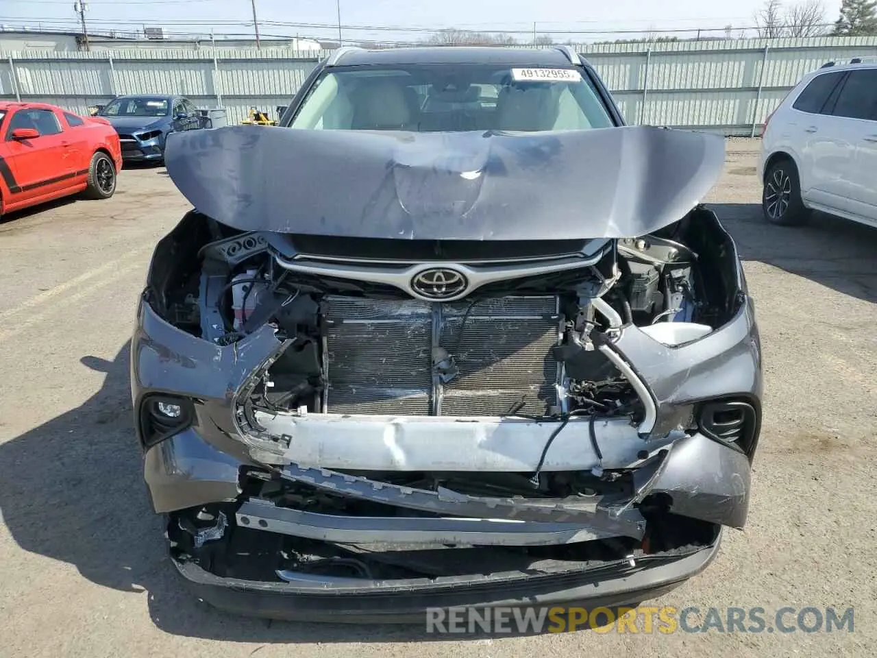 5 Фотография поврежденного автомобиля 5TDKDRBH9PS515526 TOYOTA HIGHLANDER 2023