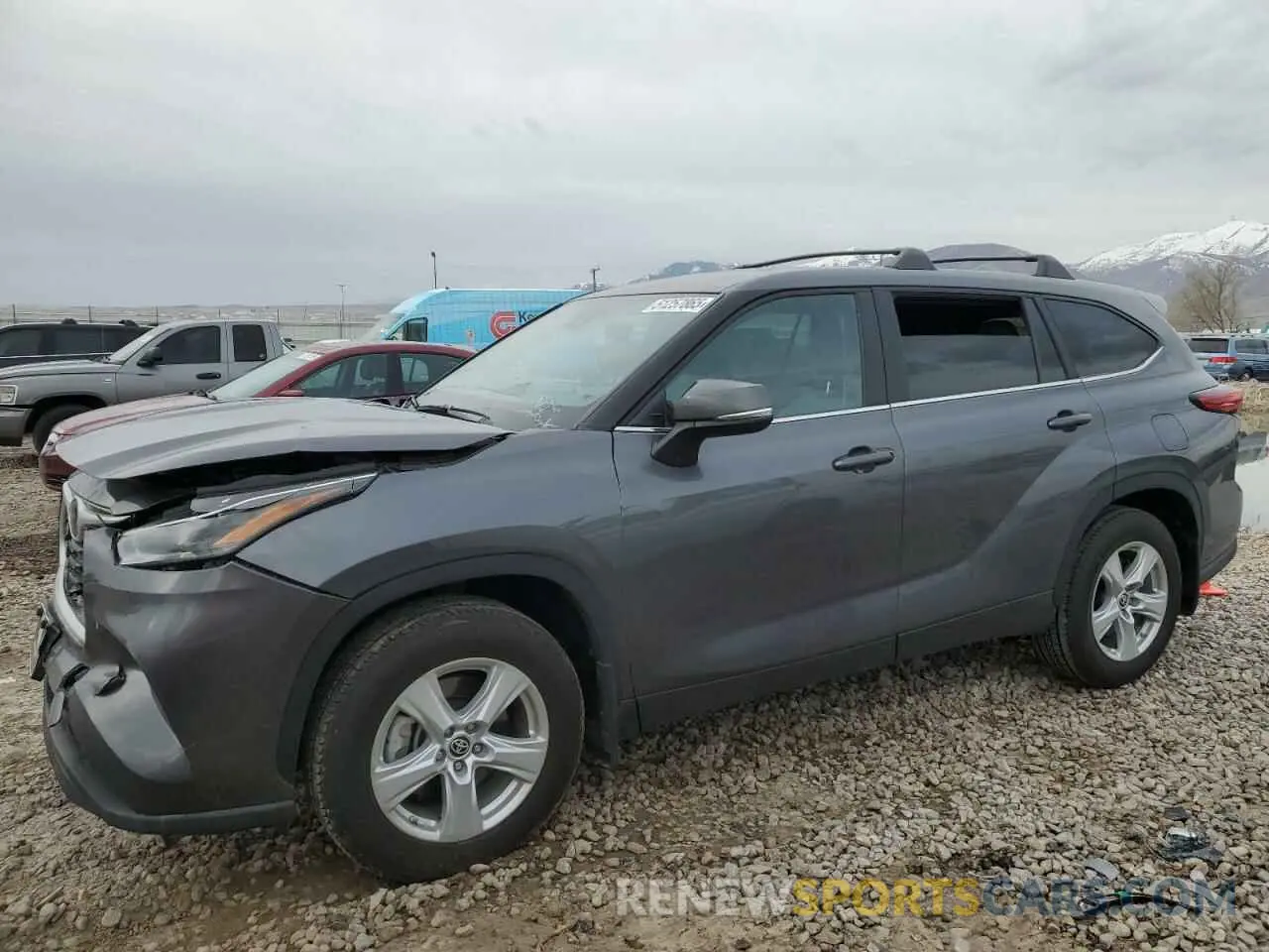 1 Photograph of a damaged car 5TDKDRBH9PS519155 TOYOTA HIGHLANDER 2023