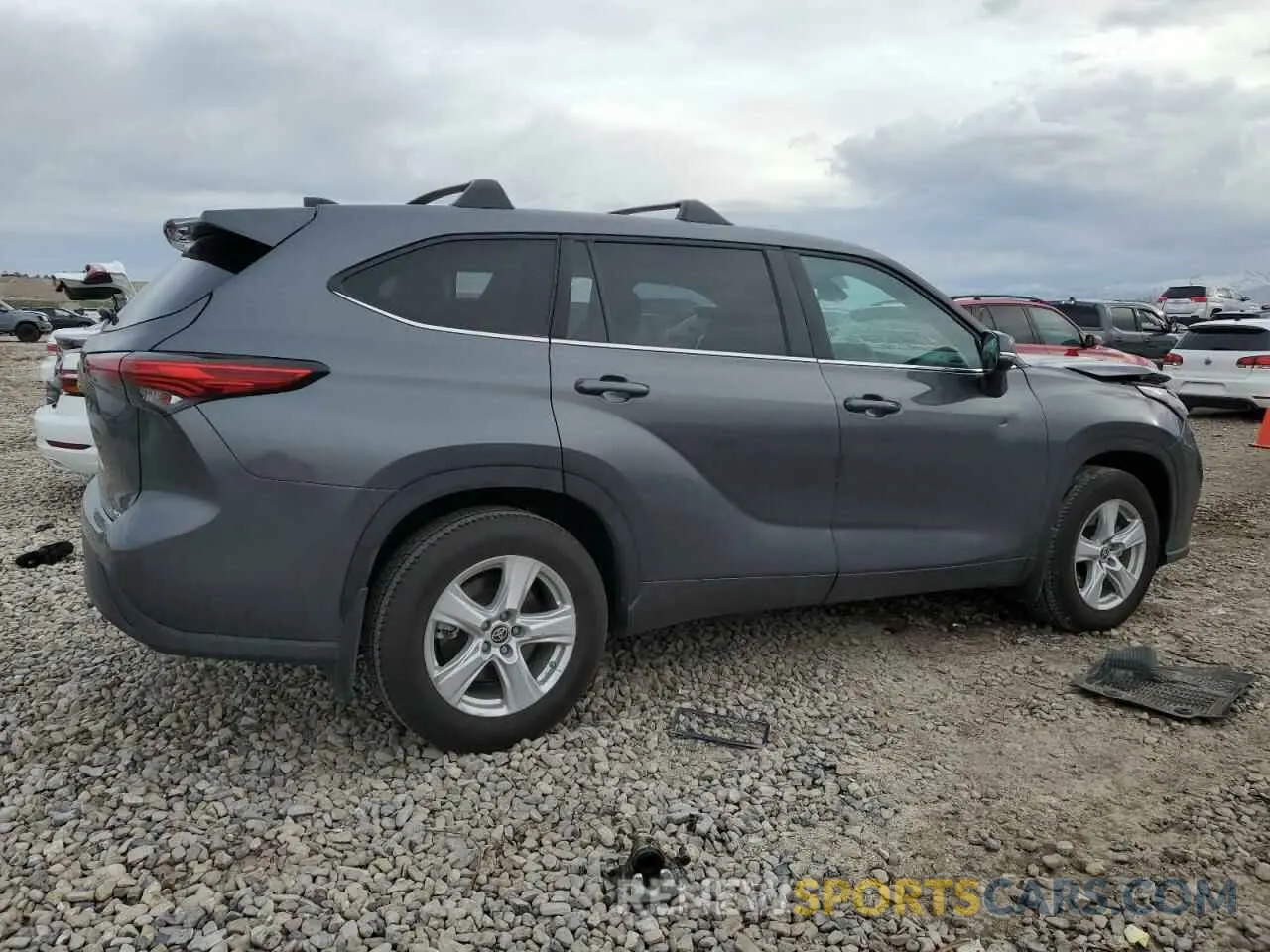 3 Photograph of a damaged car 5TDKDRBH9PS519155 TOYOTA HIGHLANDER 2023