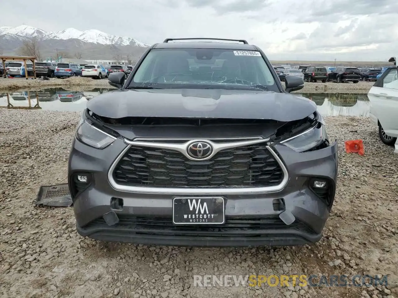 5 Photograph of a damaged car 5TDKDRBH9PS519155 TOYOTA HIGHLANDER 2023