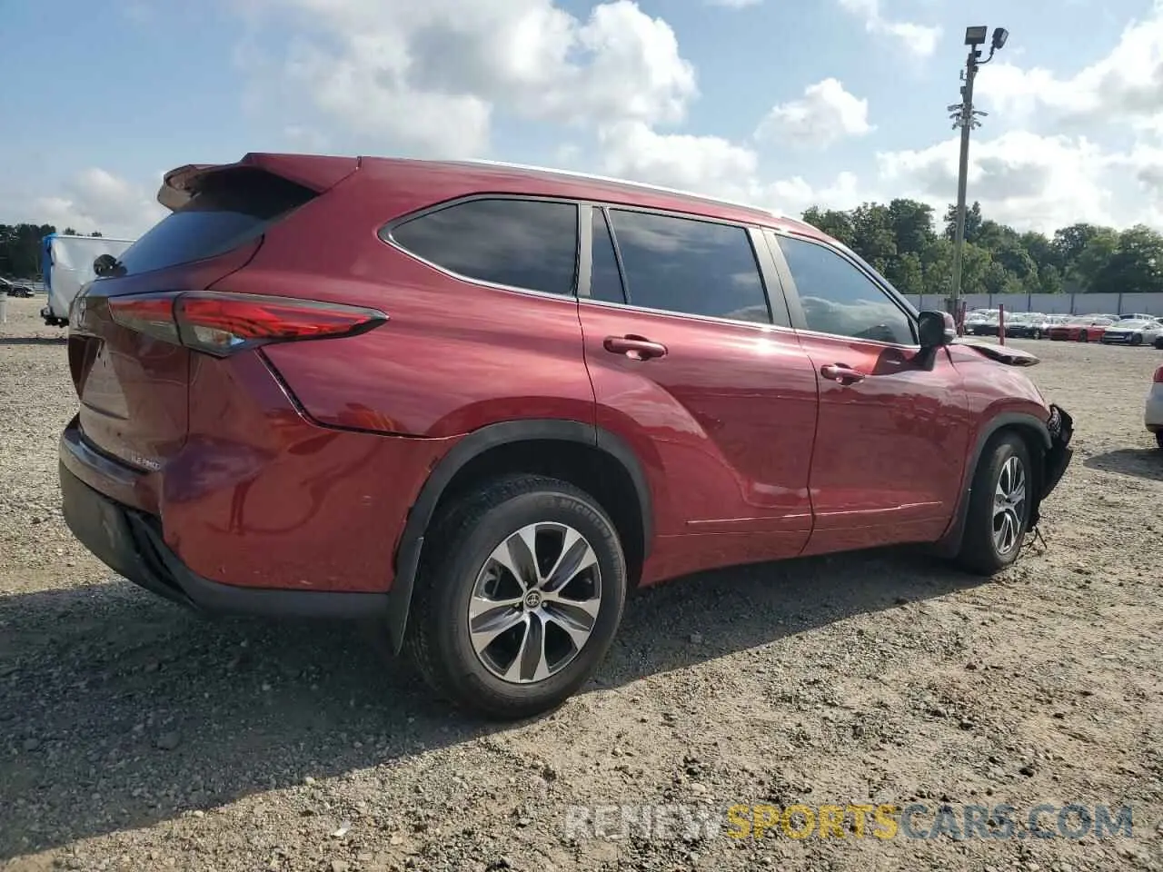 3 Фотография поврежденного автомобиля 5TDKDRBHXPS022406 TOYOTA HIGHLANDER 2023