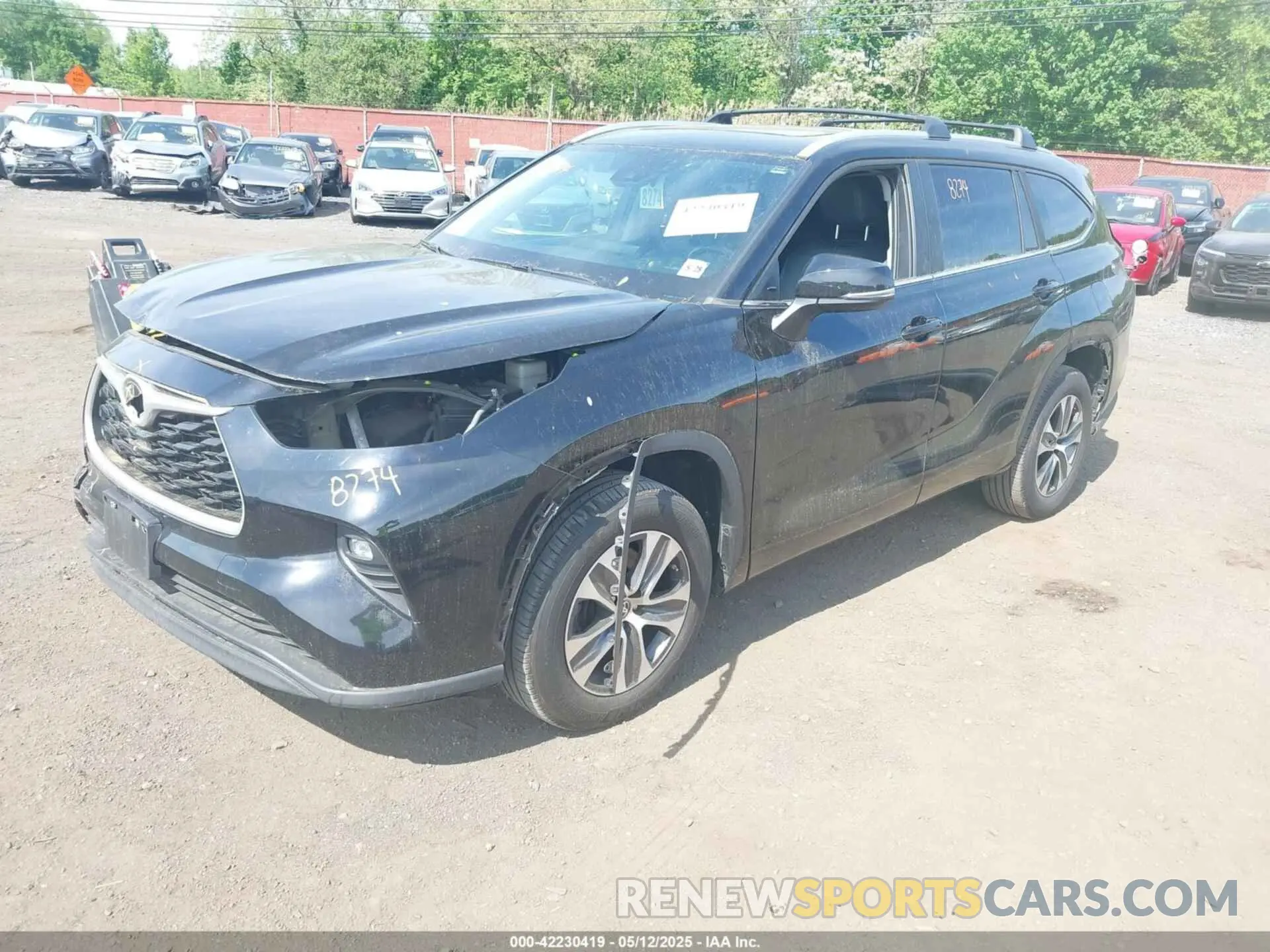 2 Photograph of a damaged car 5TDKDRBHXPS030361 TOYOTA HIGHLANDER 2023